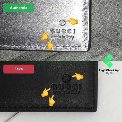 how to tell a gucci wallet is fake|real Gucci men's wallet.